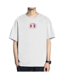 Li-Ning Short-Sleeve T-Shirt for Men, Summer Style, Trendy Printed Couple's Design, Loose-Fitting Casual Breathable Round Neck Pure Cotton Sports T-Shirt