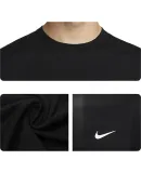 NIKE Spring And Summer Men's Short-Sleeve Quick-Dry T-Shirt, Sports Casual, Comfortable And Cool, DV9840-010, Black XL