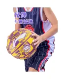 Li-Ning Basketball, Size 7, for Training And Competition, Suitable for Adults, Children, Teenagers, Middle School Students, Indoor And Outdoor Use, Standard Size 7 Rubber Basketball