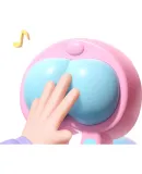 Li-Ning Children's Height Measurement And Growth Aid, Pat-And Height Measurement Device with Voice Counting And Bouncy Assistance