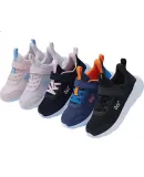 361° Children's Sports Shoes for Boys And Girls (Ages 3-12), Impact-Resistant Toe, Mesh Casual Running Shoes, Silver, Size 39