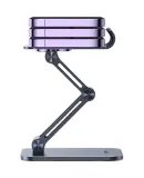 UGREEN Phone Stand for Desktop, Aluminum Alloy IPad Stand for Watching Shows And Online Classes, Lazy Support Bracket, Foldable And Height Adjustable [Upgraded with Three-Axis Stabilization]