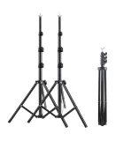 LATZZ (LATZZ) 2.7*3 Meter Photography Backdrop Stand, Live Streaming Green Screen Stand, Chroma Key Photo Background Cloth Stand, Portrait Clothing ID Photo Shooting Stand, Thickened Portable Telescopic Gantry Background Stand