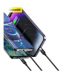 Baseus Data Cable Three-In Apple Type-C Android Phone Charging Cable with Three-Prong Adapter, Suitable for IPhone15/14/13, Xiaomi, Huawei P40, Car Power Cord, 1.2 Meters