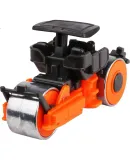 TAKARA TOMY, Alloy Car Model Toy for Children, Red And White Box No. 77, Hitachi Stone Crusher Road Roller, 188605