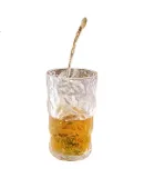 MAXCOOK Glass Cups, Water Glasses, Ice Cream Cups for Home Use, Wine Glasses, Beverage And Juice Cups, Transparent, 340ML*2 Pieces, MCB6172