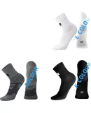 Under Armour Basketball Socks Sports Socks for Men And Women, Running Badminton Socks, Sweat-Absorbing Odor-Resistant Mid-Calf Cotton Socks, White M Size