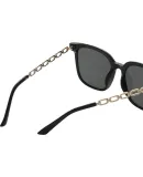 Siwangongli Sunglasses for Women, Chain Frame, Internet Celebrity Style, Large Frame, Fashionable Trendy Street Photography Glasses, Back-To