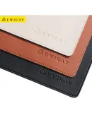 Diigongfang Extra Large Mouse Pad, Desk Mat, Laptop Pad, Office Mat, Mouse Pad, Desktop Mat, Writing Pad, Desk Mat, Leather Business Pad, Bean Paste Green + Gray Double-Sided 800X400