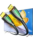 UGREEN HDMI Cable Version 2.0, 4K Digital High-Definition Video Cable, Professional Grade, for Connecting Laptop, Set-Top Box to TV, Projector, Monitor, Data Cable, 1.5 Meters, 30190