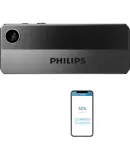 PHILIPS VTR8001 Badge-Style Law Enforcement Recorder, Portable Chest-Mounted Personal Law Enforcement Device, Can Connect to WIFI, 128GB