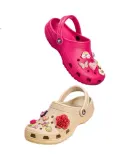 CROCS CROCS Same Style Perforated Shoes for Men, Beach Sandals | 10001 Bone White-2Y2 37/38(230mm)