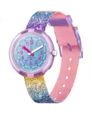Swatch Flik Flak Children's Watch Rainbow Light, New Year Gift Student Wristwatch ZFPNP128