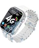 Ozing [Upgraded Large Screen] Smart Watch Phone for Children, 4G Cartoon-Style Youth Watch for Middle And High School Students, All-Network Compatible, China Mobile And Telecom Version, 360-Degree Waterproof, WIFI Positioning