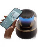 Harman/Kardon Music Obsidian Bluetooth Speaker, Computer Desktop Imitation Crystal Glass 4th Generation Glass 5 Material, Allure Essential, New Year Gift for Me