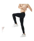 Li-Ning (LI-NING) Men's Compression Shorts, Basketball Running Sports High-Elasticity Training Pants, Compression Pants, Fitness Pants, Base Layer Pants, Shark Pants, Long Pants