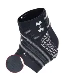 Under Armour (UNDERARMOUR) Lace-Up Compression Ankle Support for Basketball, Football, Sports, Running, Sprain Prevention And Ankle Fixation, Black, Size L