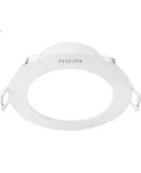 PHILIPS LED Downlight, 3.5W, Recessed, for Living Room Ceiling, Ultra-Thin Eye Protection Light, Cut-Out 70-80mm, 4000K