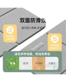 Li-Ning Yoga Mat, Foldable TPE Portable Nap Sleeping Fitness Mat, Professional Sports Non-Slip Training Mat for Men And Women, Gray