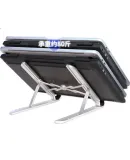 HP Laptop Stand, Computer Stand Cooling Pad, Foldable Portable 6-Level Height Adjustment, Suitable for Star 14Pro/15/War 66/War X/Dark Shadow Spirit 9/8, Silver