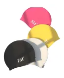 361° Swimming Cap for Men And Women, Adult Large Size Waterproof Ear Protection Non-Binding Professional Surfing Sun Protection Silicone Swim Cap