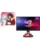 ASUS ROG Zeshen 27 XG27UCG, 27-Inch Monitor, E-Sports 4K 160Hz Dual-Mode 1K 320Hz HDR400 G-Sync Compatible, Type-C HDMI2.1