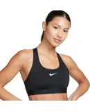NIKE Sports Bra for Women, Medium Support MED SPT BRA Sports Bra DX6822-010 Black S