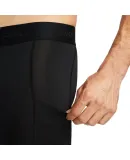 NIKE Men's Fitness Pants, Spring And Autumn Tight-Fitting Training Pants, Elastic Fit, FB7953-010, Black, 2XL