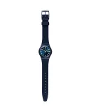 Swatch Swiss Watch, Gentleman Blue 2.0, Dual Calendar New Year Gift Quartz Wristwatch for Men And Women, Exam Watch SO28N702