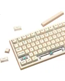 HP K23-98 Custom Mechanical Keyboard Full Hot-Swappable Wired Gaming Keyboard for Internet Cafes, Office Desks, Desktop Computers, Laptops, External Peripherals Cream White