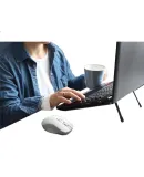 Lenovo Xiaoxin Bluetooth Mouse M1, Business Office, Quiet Wireless Mouse, Compatible with Xiaoxin Rescuer Laptops And Tablets, Universal, Misty White (Only Bluetooth Connection)