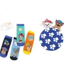PAW PATROL Boys' Floor Socks, Children's Non-Slip Socks, Training Trampoline Socks, Toddler Early Education Short Socks PA1640 14-16