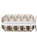 PHILIPS Fest T10 Halogen Bulb, Car Door Light, Glove Box Light, 12V 10W, Pack of Te