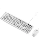 Acer Wired Keyboard And Mouse Combo, Keyboard And Mouse Set, Computer Office Gaming Home Keyboard And Mouse OAK-040 White