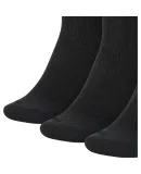 NIKE Men's Socks, Quick-Drying Breathable Sports Socks, Mid-Calf Socks, Three-Pair Pack, SX7676-010 Black XL