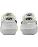 NIKE NIKE Sports Skateboarding Shoes for Men, Retro BLAZER LOW Sneakers, DZ2544-100, White And Black, Size 44