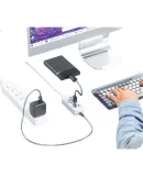 Acer USB 3.0 Hub, 4-Port Expansion Dock, Hub Splitter, Extension Cable Converter, One-To with Power Port, for Laptops And Desktops, Multi-Port Expansion, 1.5 Meters