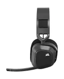 USCORSAIR HS80 MAX Wireless Gaming Headset, Bluetooth Gaming Headphones, Dolby Audio with Microphone, Delta Action, Valorant, PUBG Essential, Black