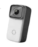 SJCAM C200 Action Camera, 360-Degree Motorcycle Dash Cam, Thumb-Sized Camera, Head-Mounted Camera, Anti-Shake Bare Machine, Waterproof, No Card Required