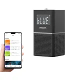 PHILIPS (PHILIPS) TAR2568 Bluetooth Clock Radio, Bluetooth Speaker, Bedside Alarm Clock Speaker, USB TF Card Player, Home Lithium Battery Rechargeable Radio