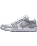 NIKE Men's And Women's Casual Shoes, Jordan AJ1 Xiao Diao JORDAN 1 Sneakers, DC0774-105, White And Gray, Size 36