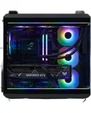 ASUS TUF GAMING GT502 Borderless Case, Full View without Pillars, Panoramic Design, ATX Motherboard Compatible, Dual Compartment Design, Tool-Free Disassembly