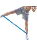 Li-Ning Elastic Band Leg Resistance Fitness Track And Field Ankle Latex Ring Mini Resistance Training Rehabilitation 20 Pounds Random Color