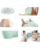 PHILIPS Waist Massager, Wireless Heating Back Pillow, Office Massage Device, Shoulder And Neck Massager, Gift for Boyfriend/girlfriend, Holiday Birthday Present, 3112B Gree