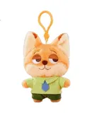Disney Plush Toy Doll Keychain Birthday Gift for Girls, Zootopia Nick Wilde Pendant