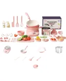 Shiwanzhenzhu Mini Kitchen Real Cooking Set, Cooking Utensils, Educational Toy, Popular Pretend Play, Birthday Gift for Boys And Girls Aged 6-10