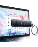 UGREEN USB 3.0 Hub Splitter, High-Speed 4-Port HUB Splitter Docking Station, Laptop Desktop Computer Four-In Multi-Port Adapter Converter Extension Cable, 1 Meter