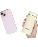 TIGER Mini Pocket Cup, Lightweight Portable Double-Layer Vacuum Insulated Hot And Cold Cup, MMP-B20C Coast Yellow, 200ml