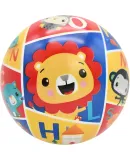 Fisher-Price Children's Toy Ball, Baby Cartoon Small Rubber Ball, Pat Ball, Colorful Printed Ball, 10cm Lion Birthday Gift Present