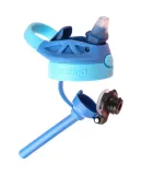 Contigo Children's Insulated Water Bottle, Stainless Steel Straw Cup, 400ml, Excavator Design, HBC-GIZ263VP+